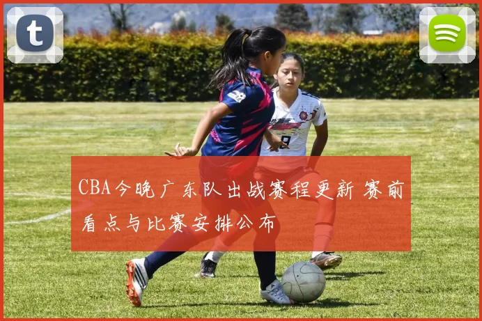 CBA今晚广东队出战赛程更新 赛前看点与比赛安排公布